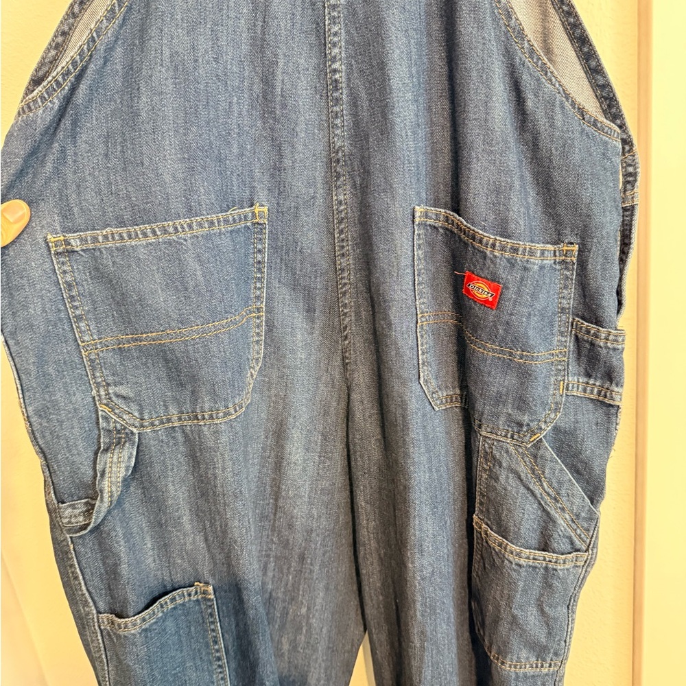 Dickies Blue Denim Overalls - Picture 5 of 9